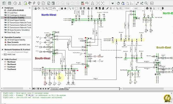 نرم افزار های مهندسی برق digsilent powerfactory